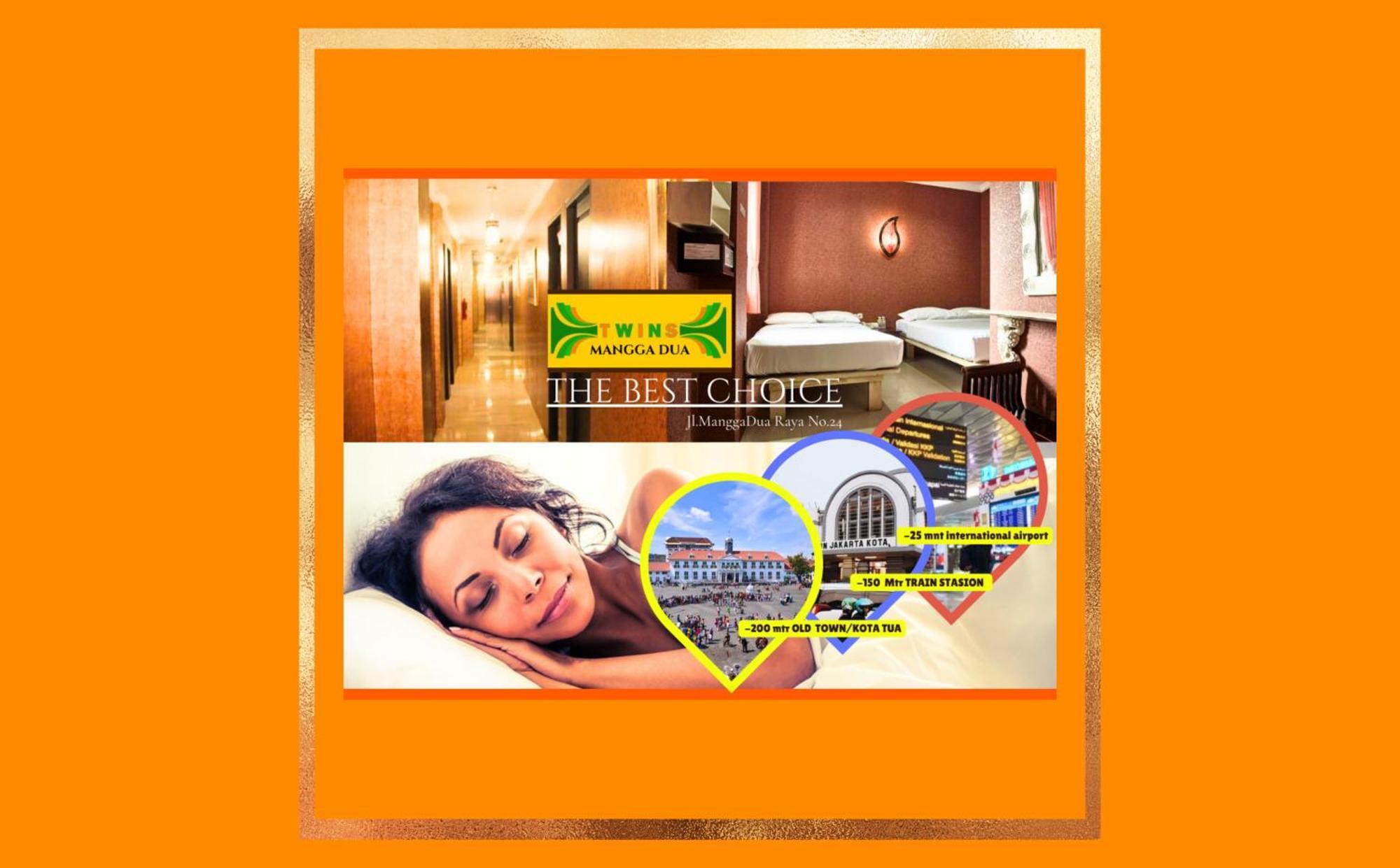 Twins Hotel Yakarta Exterior foto
